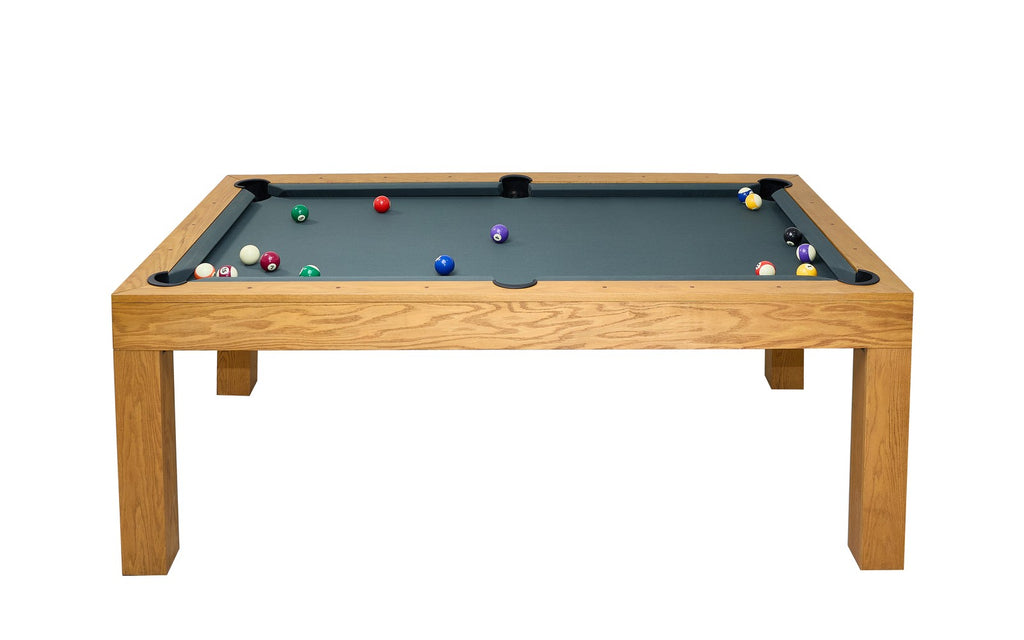 Billard Brando en mode billard américain, tapis gris, parfaitement horizontal